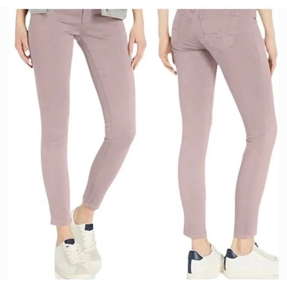 Adriano Goldshmeid rose Stevie ankle slim straight 28 jeans